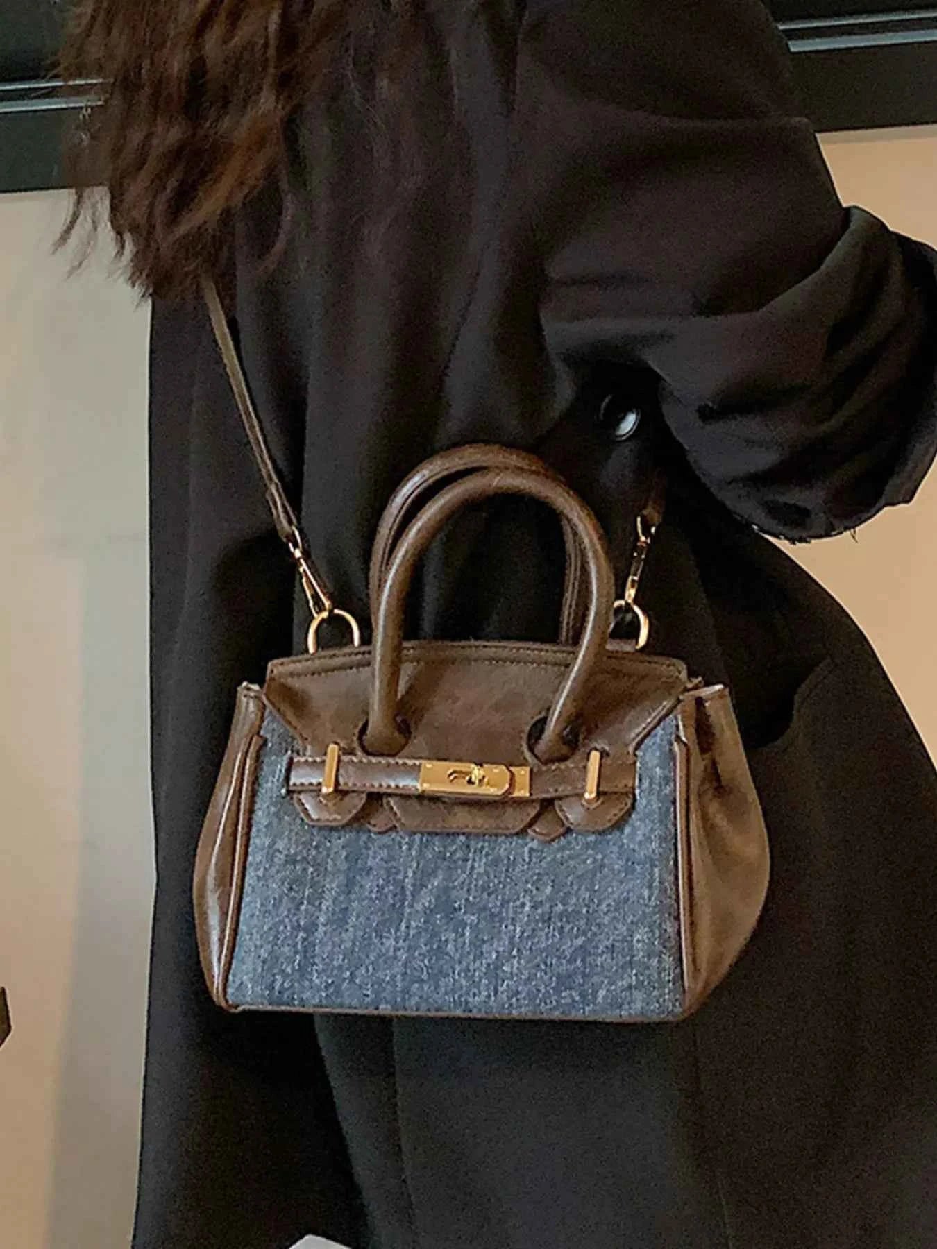 Top Handle Crossbody Bag