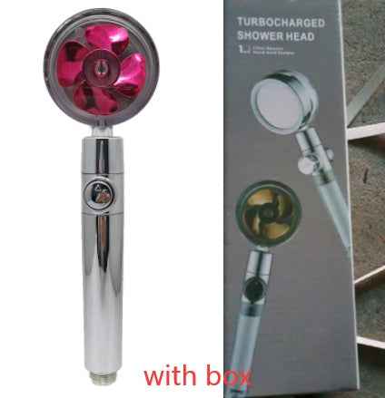 Sarah Express 360° Rotating High Pressure Shower Head with Water Saving Technology Red with box