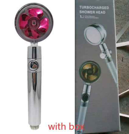 Sarah Express 360° Rotating High Pressure Shower Head with Water Saving Technology Red with box