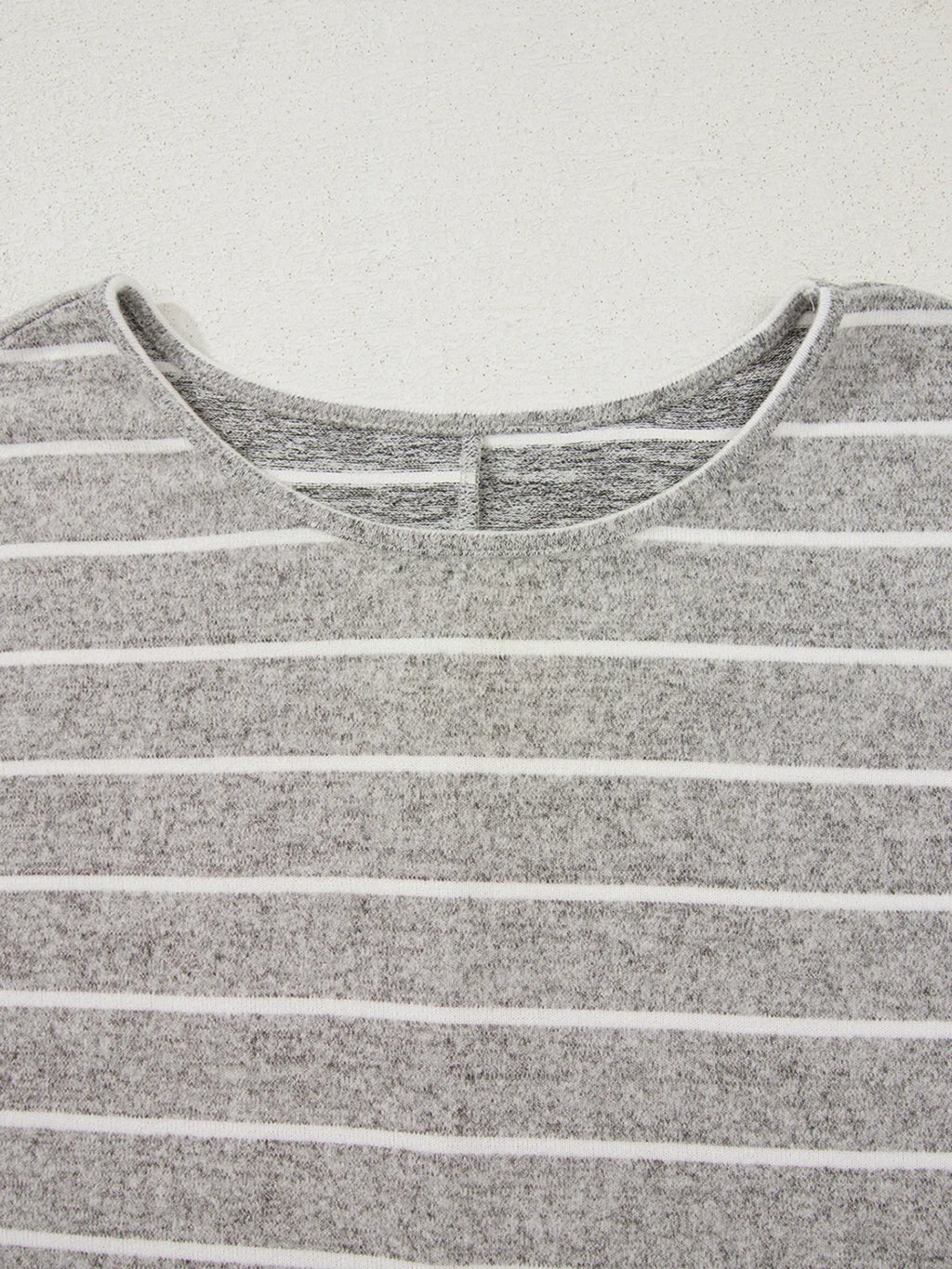 Sarah Express Women's Stripe Dolman Sleeve Drop Shoulder Top