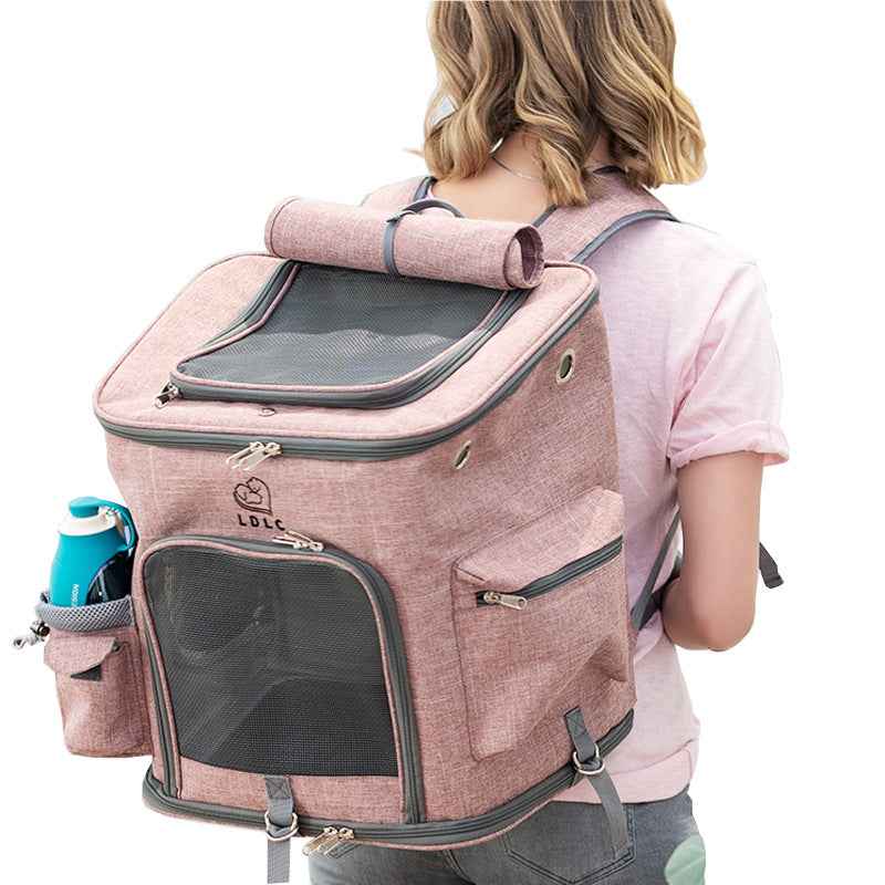 Sarah Express Transparent Portable Cat Backpack Pet Carrier - Ventilated Travel Bag for Cats & Small Dogs