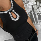 European And American Women's Clothing Multi-color Scarf Vest