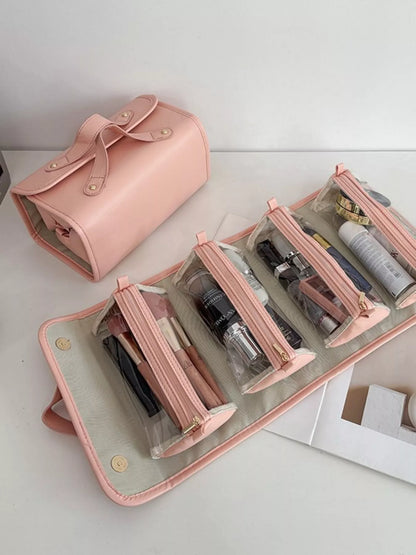 Sarah Express Women's Top Handle Makeup Bag