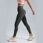 Sarah Express Women's High Waist Tummy Control Yoga Leggings Seamless Compression Athletic Workout Pants