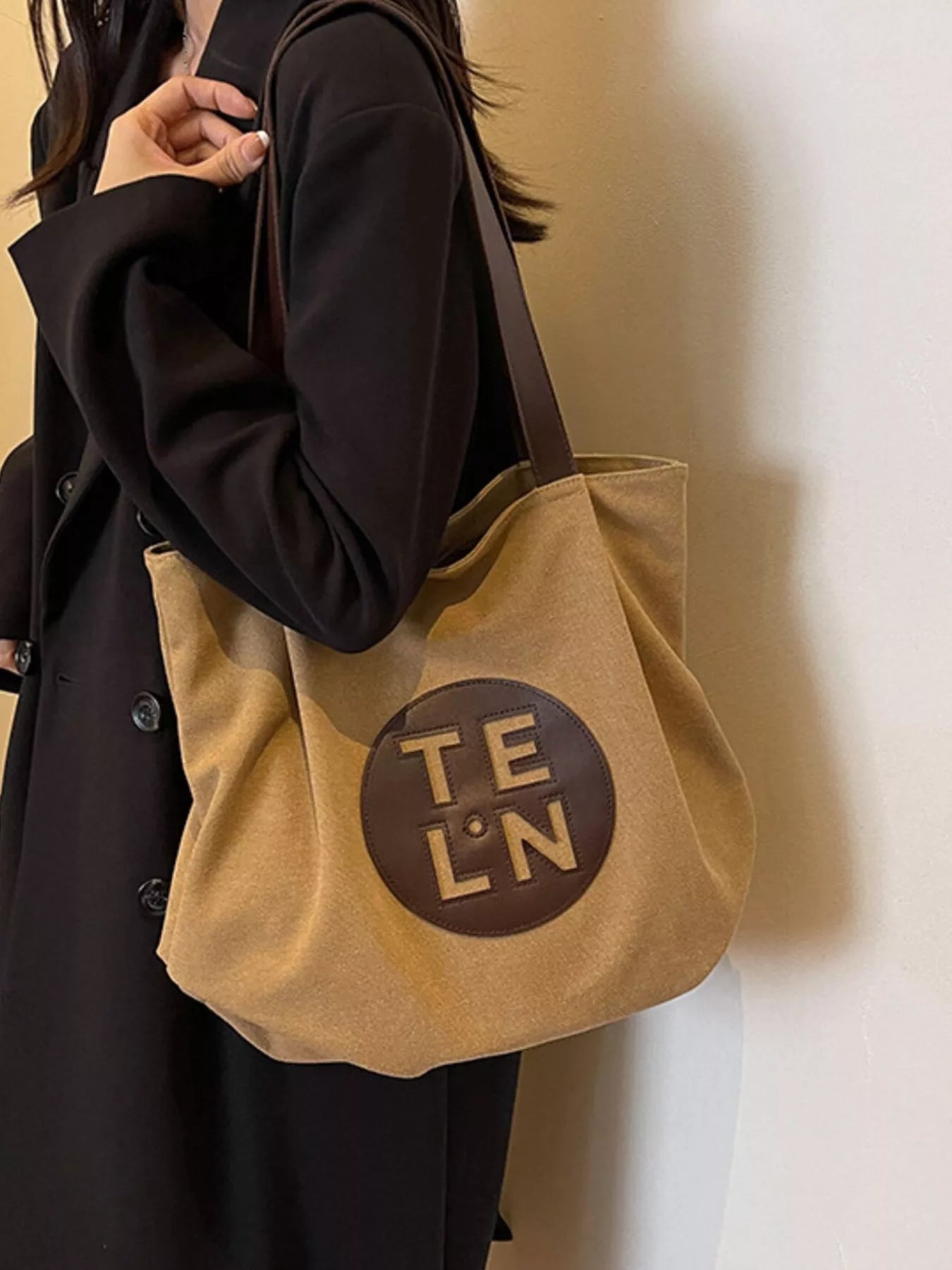 Sarah Express Women's Canvas Tote Bag Large Casual Handbag