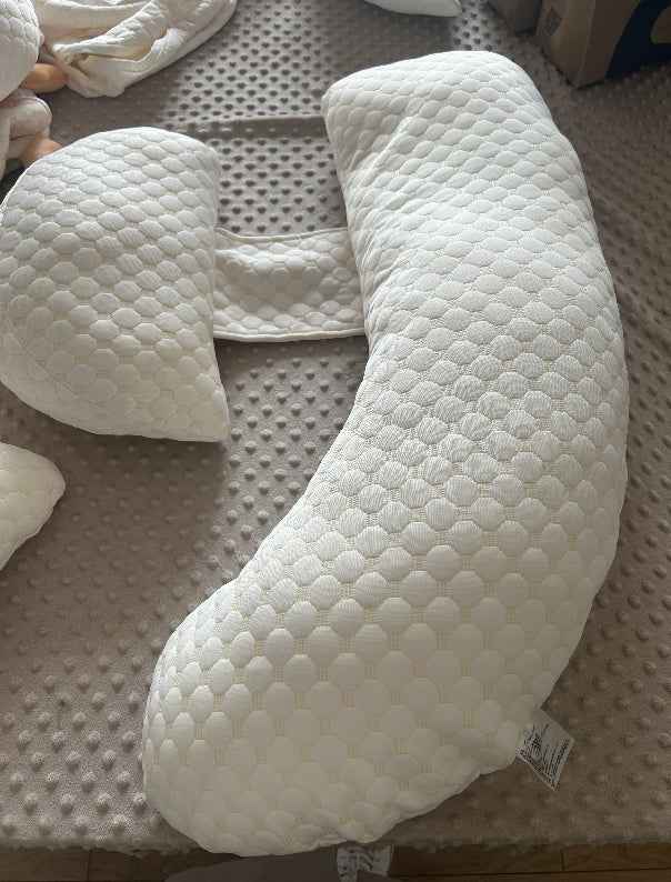 Sarah Express Pure Cotton U-Shaped Pregnancy Support Pillow - Maternity Body Pillow