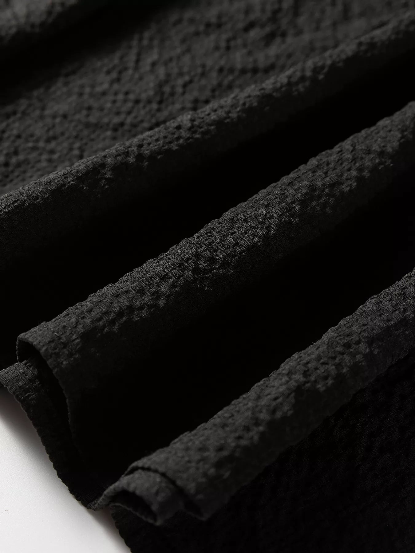 Sarah Express Women's Color Block Patchwork Detail Textured Long Sleeve Blouse