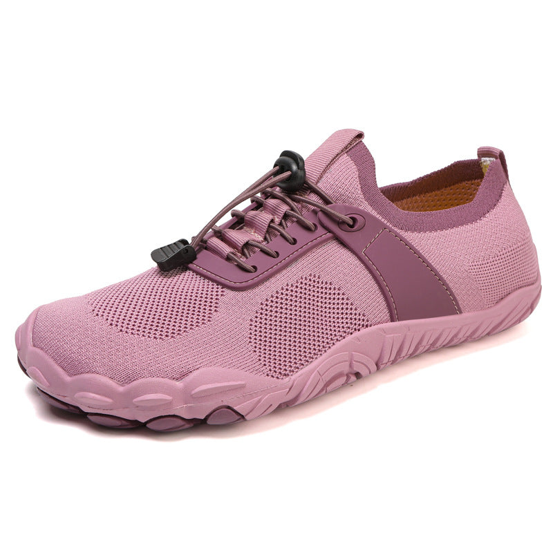 Sarah Express Breathable Five-Toe Hiking Shoes - Non-Slip Outdoor Adventure Footwear Pink