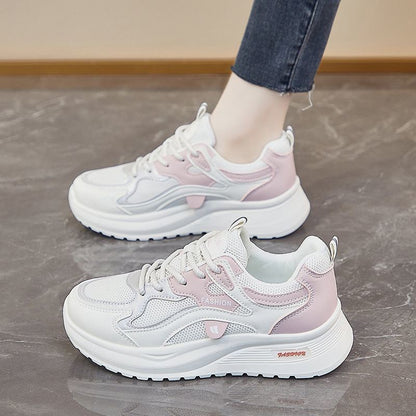 Sarah Express Breathable Mesh Sneakers Rice Noodles