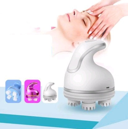 Sarah Express Electric Head Massager 3D Cervical Vertebra Massage - USB Rechargeable Scalp Massager for Stress Relief & Relaxation