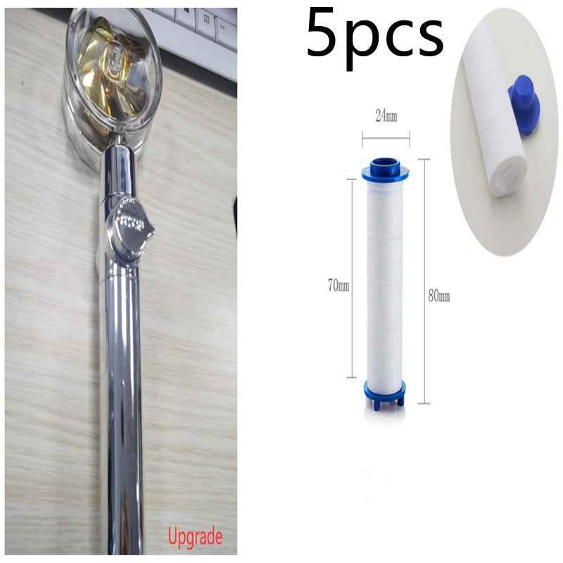 Sarah Express Turbo Propeller Shower Head - 360° High Pressure Water Saving Rainfall Showerhead Set1