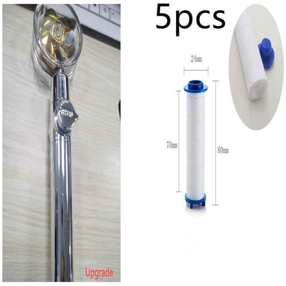 Sarah Express Turbo Propeller Shower Head - 360° High Pressure Water Saving Rainfall Showerhead Set1