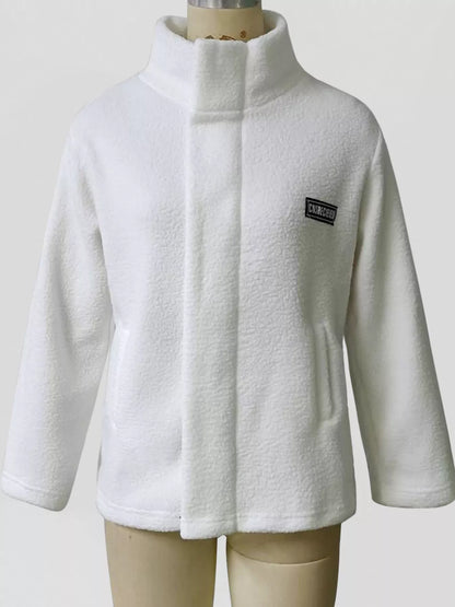 Sarah Express Women's Sherpa Fleece Zip Up Jacket