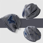 Sarah Express Retro Butterfly Dome Cap Women's Acrylic Sun Protection Hat