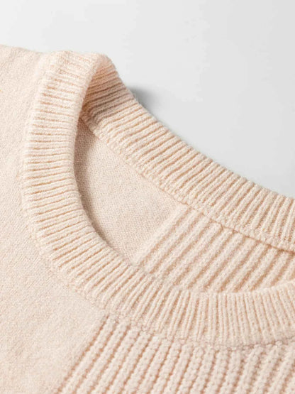 Sarah Express Women's Short Sleeve Knit Sweater with Pockets - Lightweight Summer Pullover Top