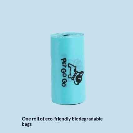 Sarah Express Dog Pooper Scooper with Built-in Bag Dispenser - Portable Pet Waste Pickup Tool Garbage Bag 1pc