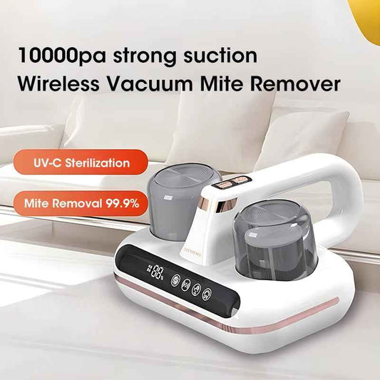 Sarah Express Cordless Mattress Vacuum Cleaner - UV Mite Remover with Powerful Suction for Bed, Pillows & Upholstery