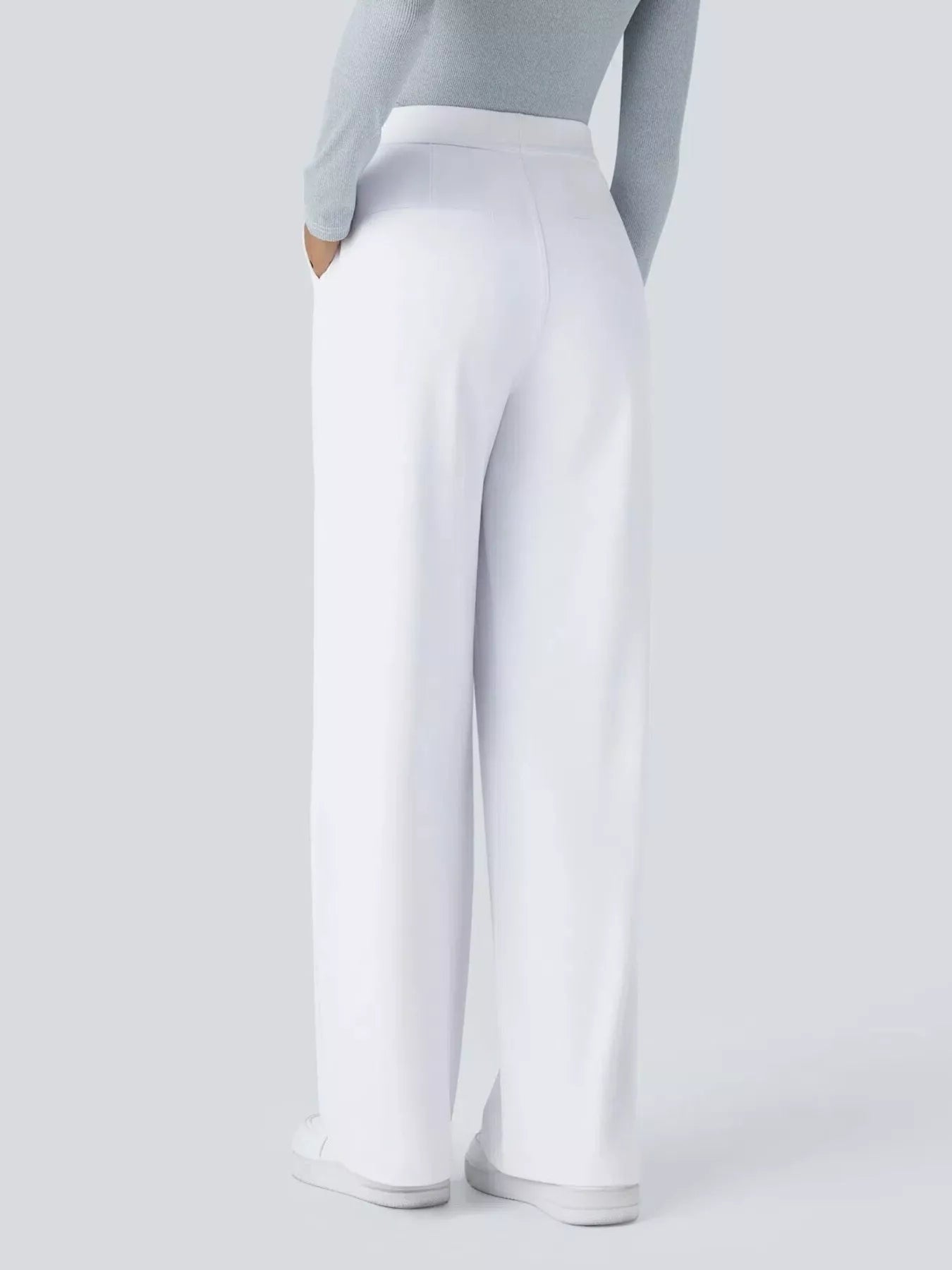 Sarah Express Women's Wide Leg Pants with Pockets