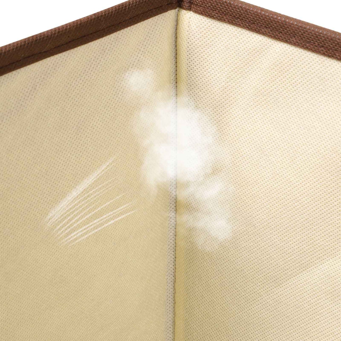 Sarah Express Cotton Linen Storage Box Set - Foldable Clothing Organizer with Lid