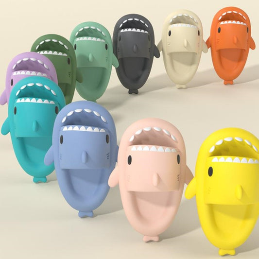 Sarah Express Cartoon Shark Slippers Funny Cute Soft EVA Indoor Outdoor Shoes