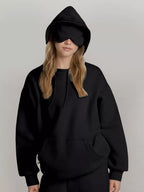 Sarah Express Women's Oversized Kangaroo Pocket Long Sleeve Hoodie Plus Size