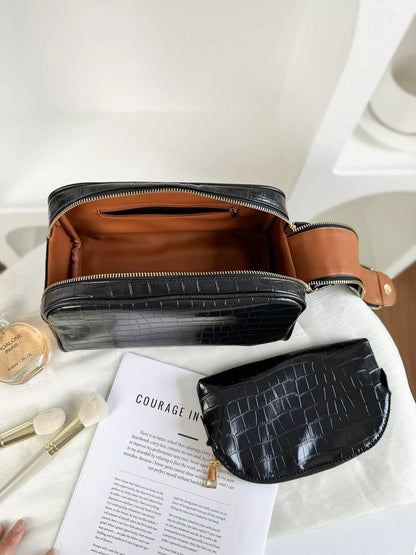 Sarah Express Women's Top Handle Handbag with Detachable Clutch