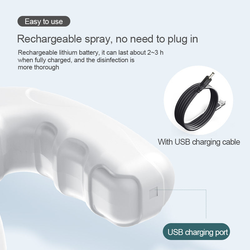 Sarah Express Wireless Nano Spray Gun - Rechargeable Disinfection Atomizer for Home, Car & Office