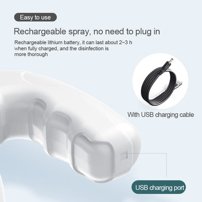 Sarah Express Wireless Nano Spray Gun - Rechargeable Disinfection Atomizer for Home, Car & Office