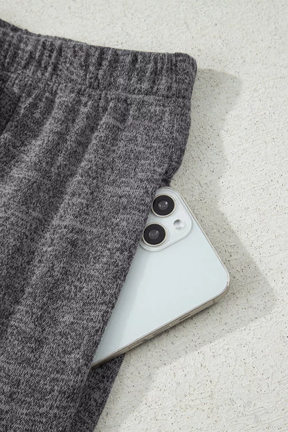 Sarah Express Women's V Neck T-Shirt and Ribbon Knot Pants Lounge Set with Open Duster