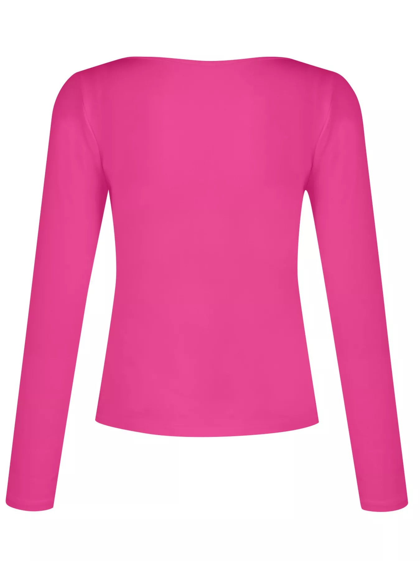 Sarah Express Women's Slim Fit V-Neck Long Sleeve T-Shirt - Ruched Detail Plus Size Top