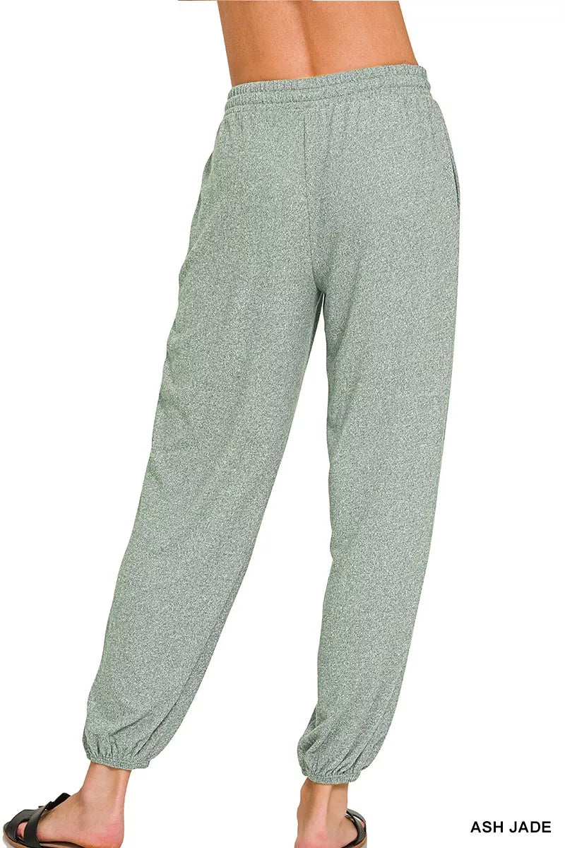 Sarah Express Women's Soft Melange Hacci Jogger