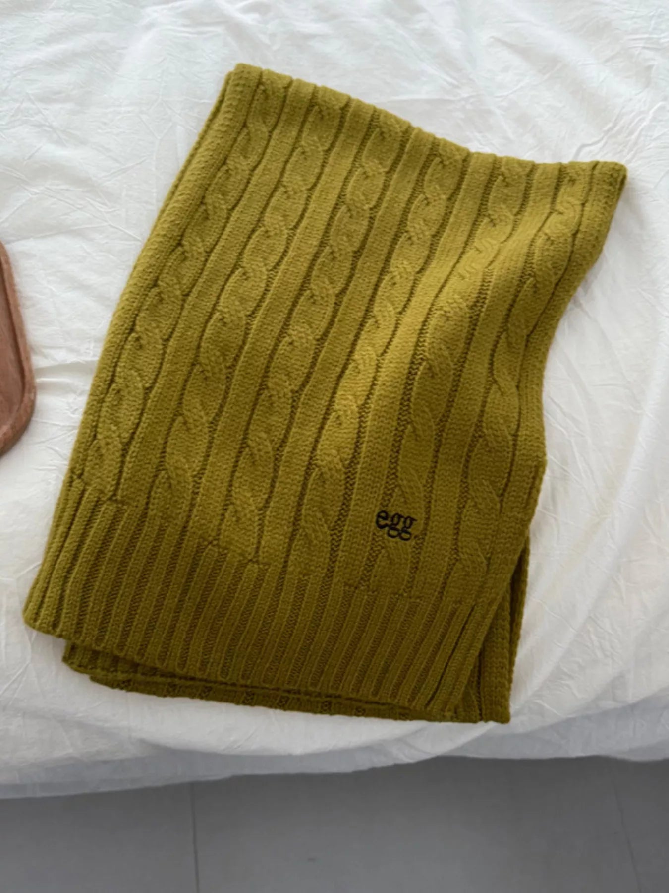 Sarah Express Women's Ribbed Knitted Winter Scarf