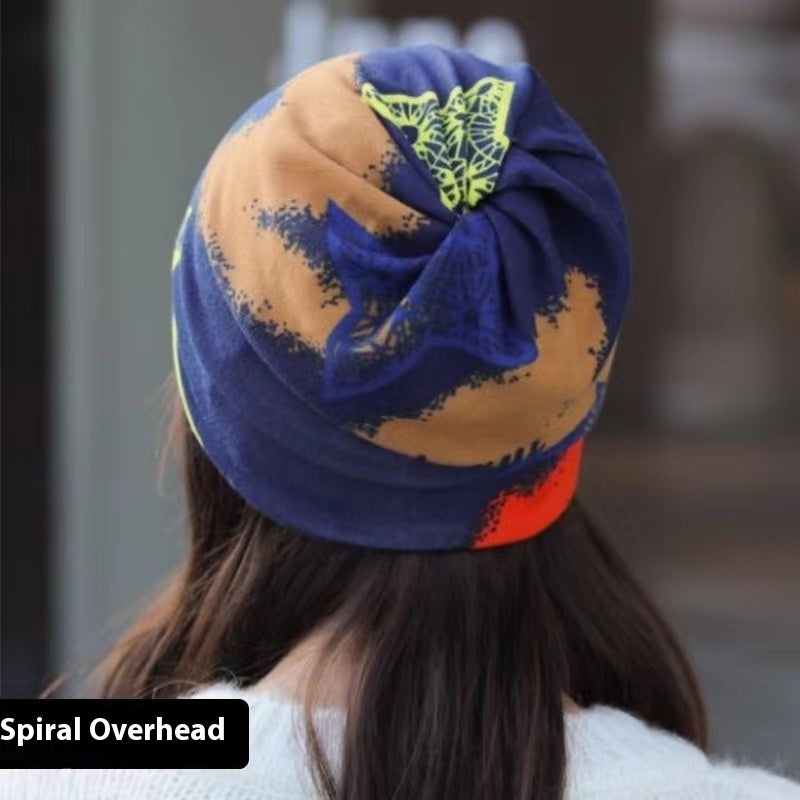 Sarah Express Twisted Convertible Hat Scarf Multi Way Head Wrap Cold Weather Accessory