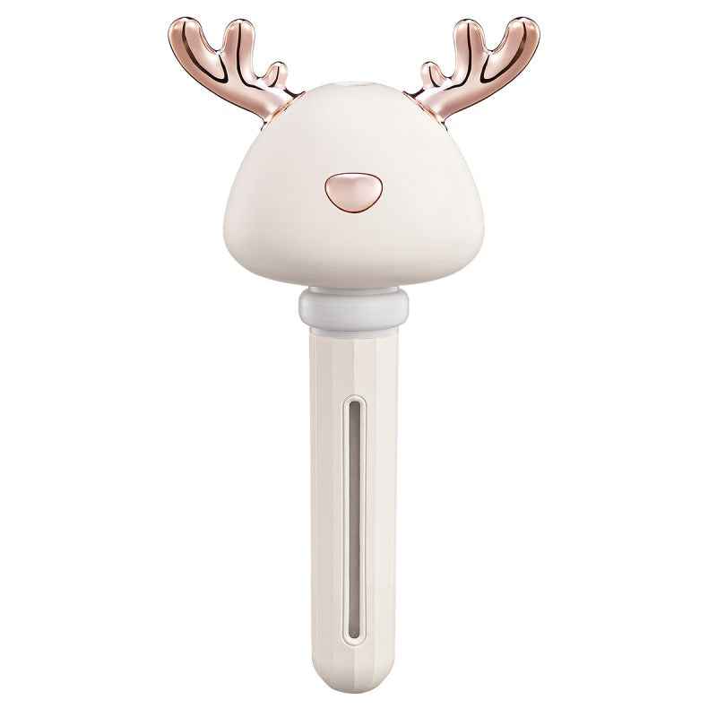 Sarah Express Donut Mini Humidifier USB Car Air Freshener - Portable Aromatherapy Diffuser Beige elk