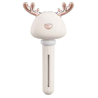 Sarah Express Donut Mini Humidifier USB Car Air Freshener - Portable Aromatherapy Diffuser Beige elk