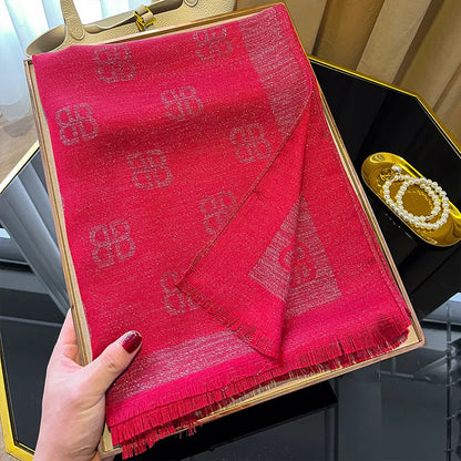 Sarah Express Women's Raw Hem Scarf - Lightweight Polyester Accessory