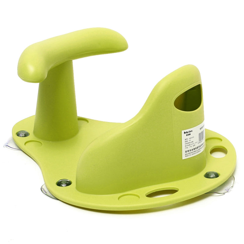 Sarah Express Baby Bath Seat with Suction Cups - Anti-Slip Safety Chair for Toddlers and Infants Green