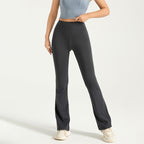 Sarah Express Women's High Waist Flared Yoga Pants Lifting Compression Leggings