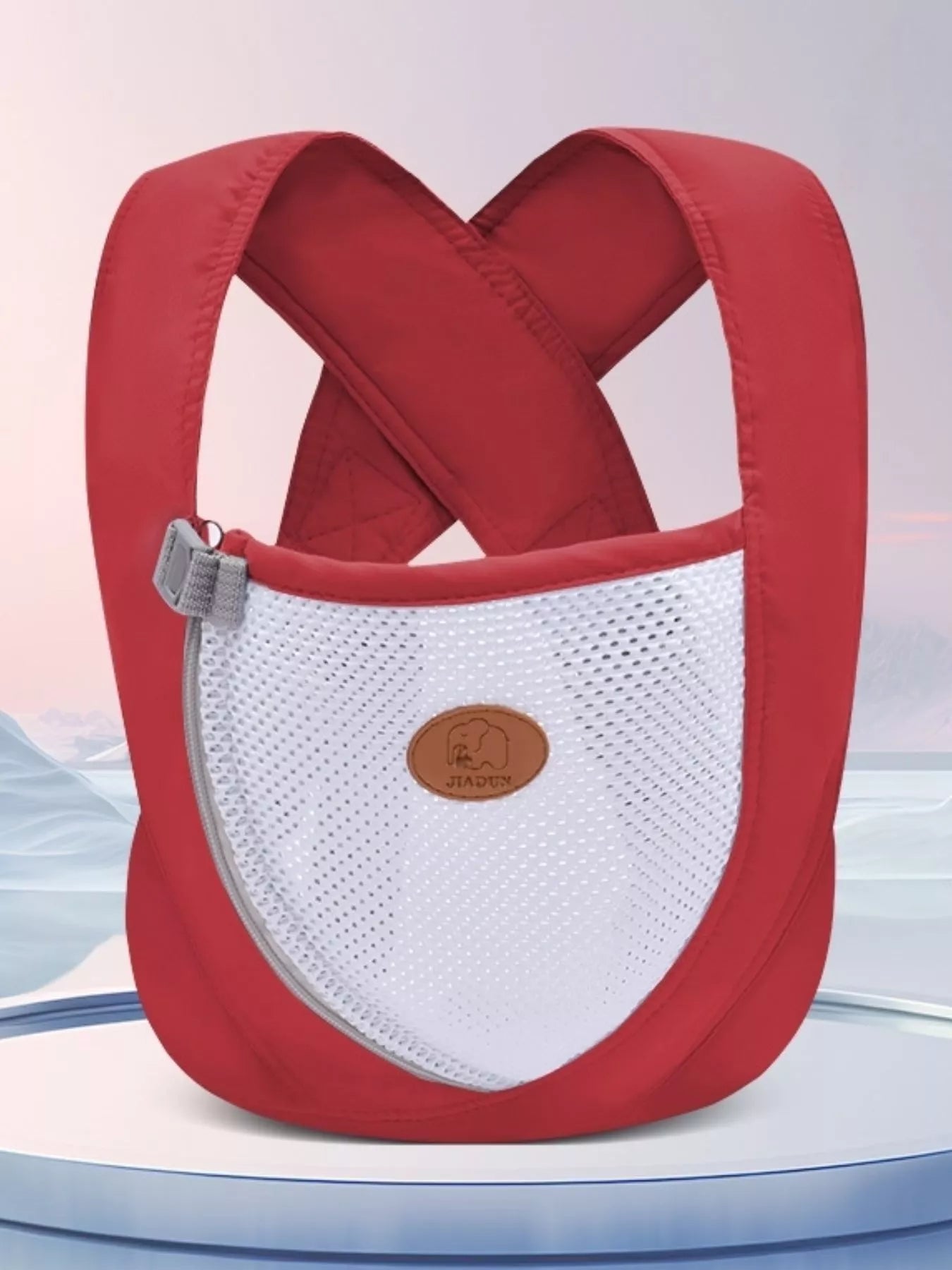 Sarah Express Women's Breathable Mesh Baby Wrap Scarlet One Size