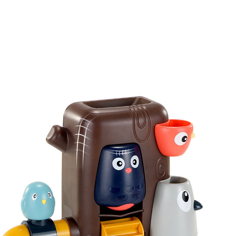 Sarah Express Kids Bath Toys Water Spray Shower Game - Interactive Bird Mushroom Bathroom Toy