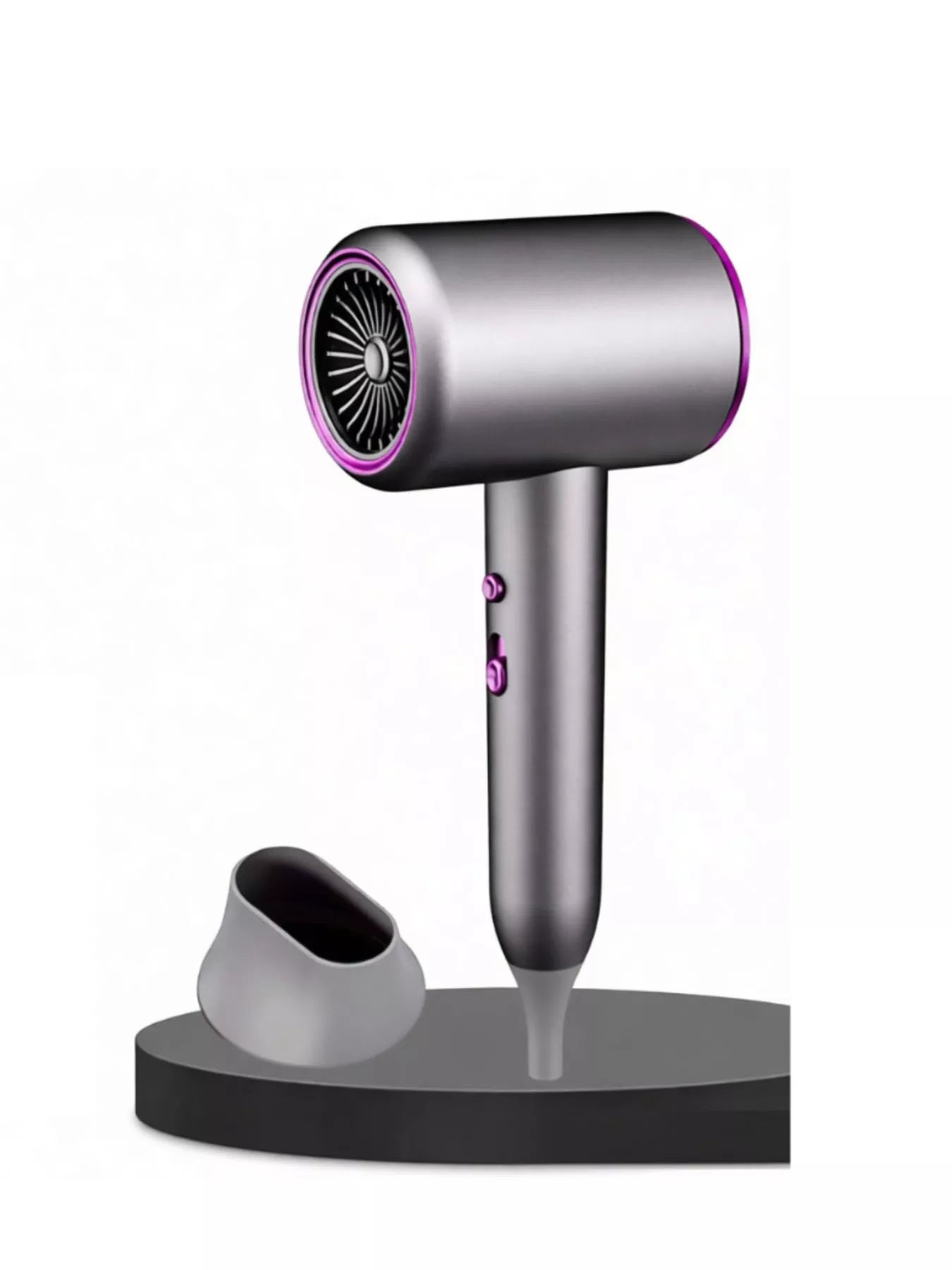 Sarah Express Constant Temperature Hair Dryer with Blue Light Technology - Professional Household Blow Dryer Dark Gray