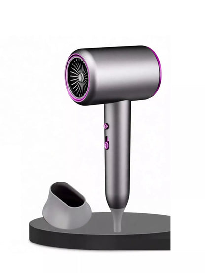 Sarah Express Constant Temperature Hair Dryer with Blue Light Technology - Professional Household Blow Dryer Dark Gray