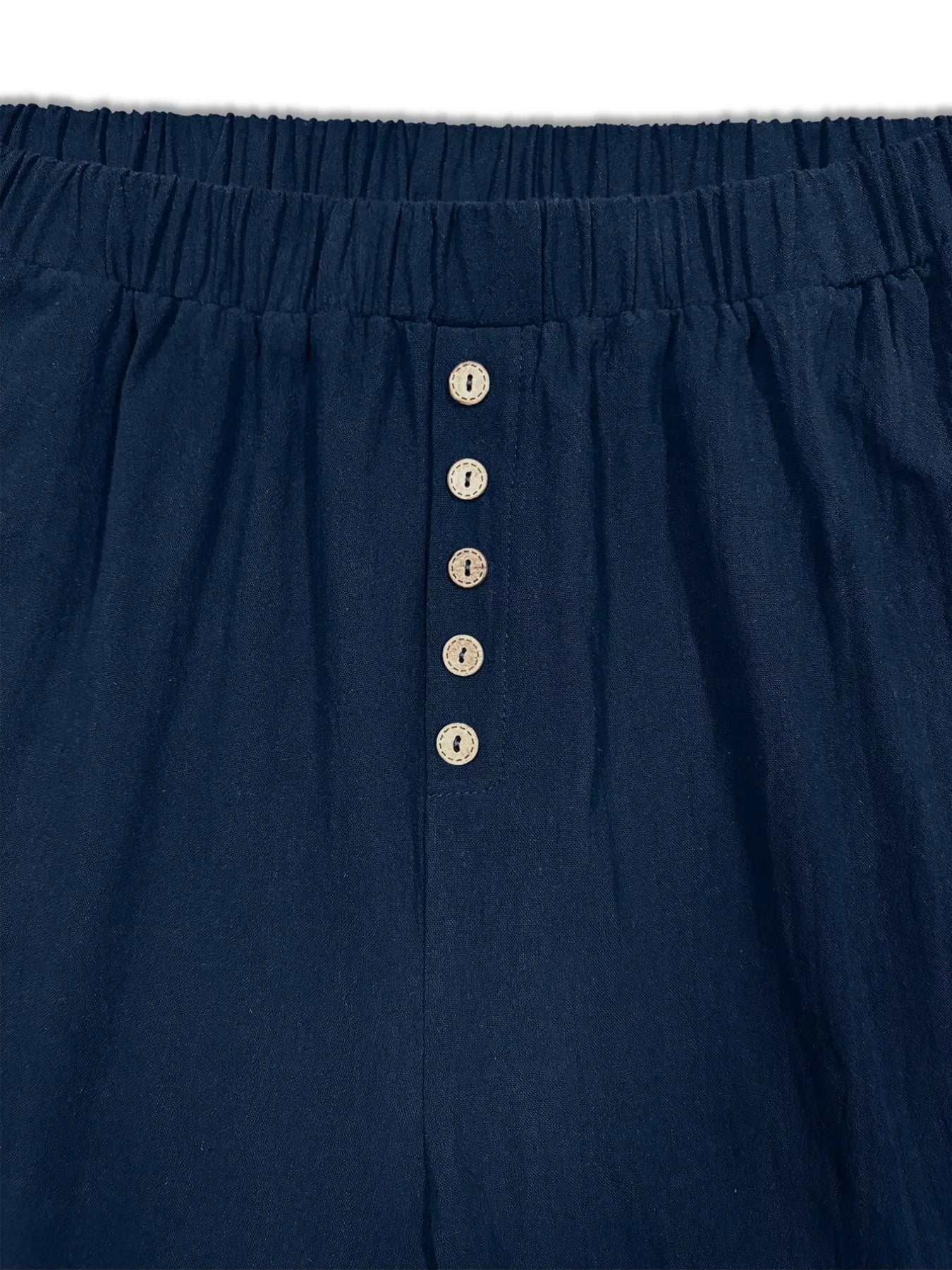 Sarah Express Women's Plus Size Elastic Waist Casual Shorts