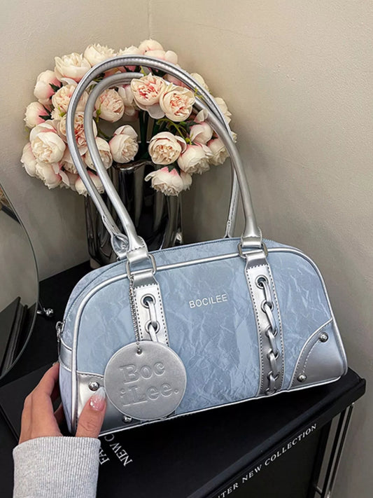 Sarah Express Women's Small PU Leather Top Handle Shoulder Bag