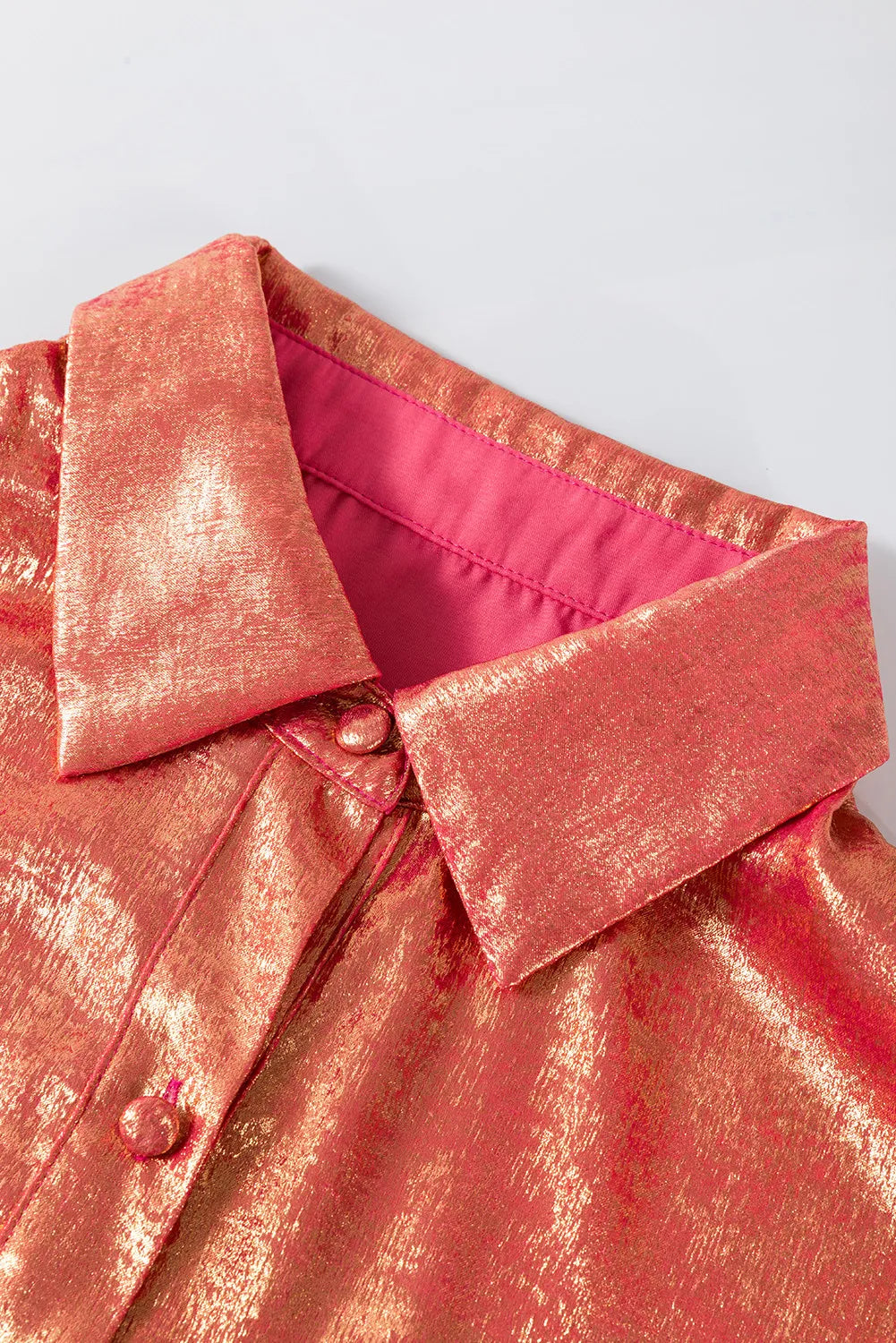 Sarah Express Women's Metallic Sheen Long Sleeve Mini Dress