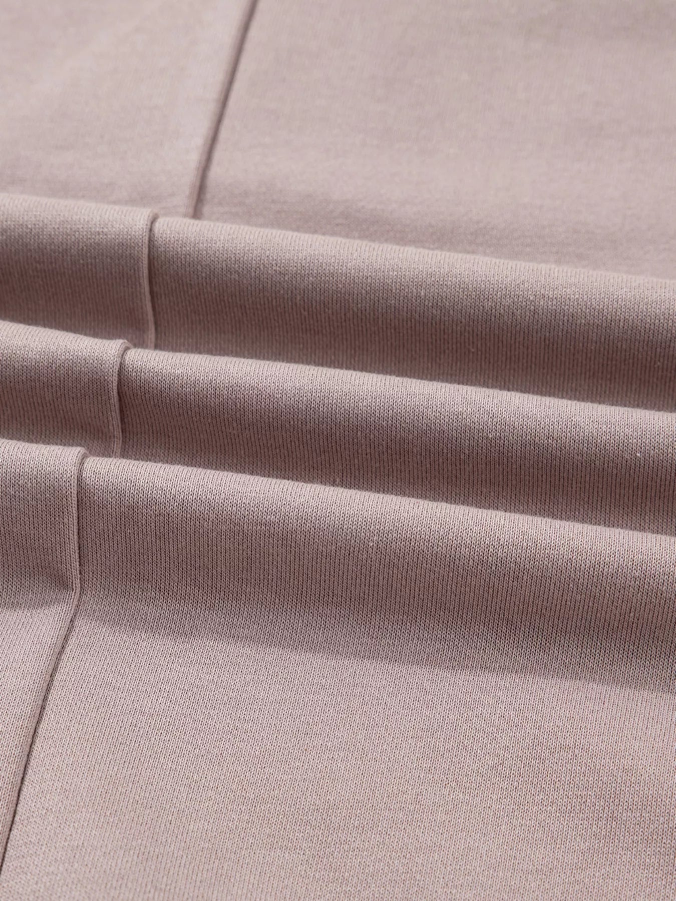 Sarah Express Women's Oversize Waffle Patchwork Exposed Seam Casual Hoodie