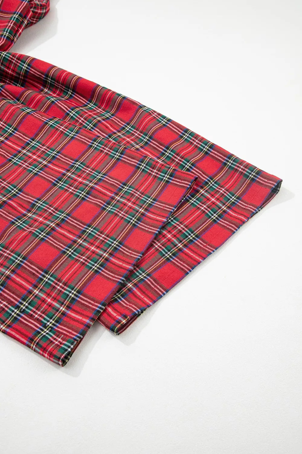 Sarah Express Women's Plaid Wide-Leg Pants