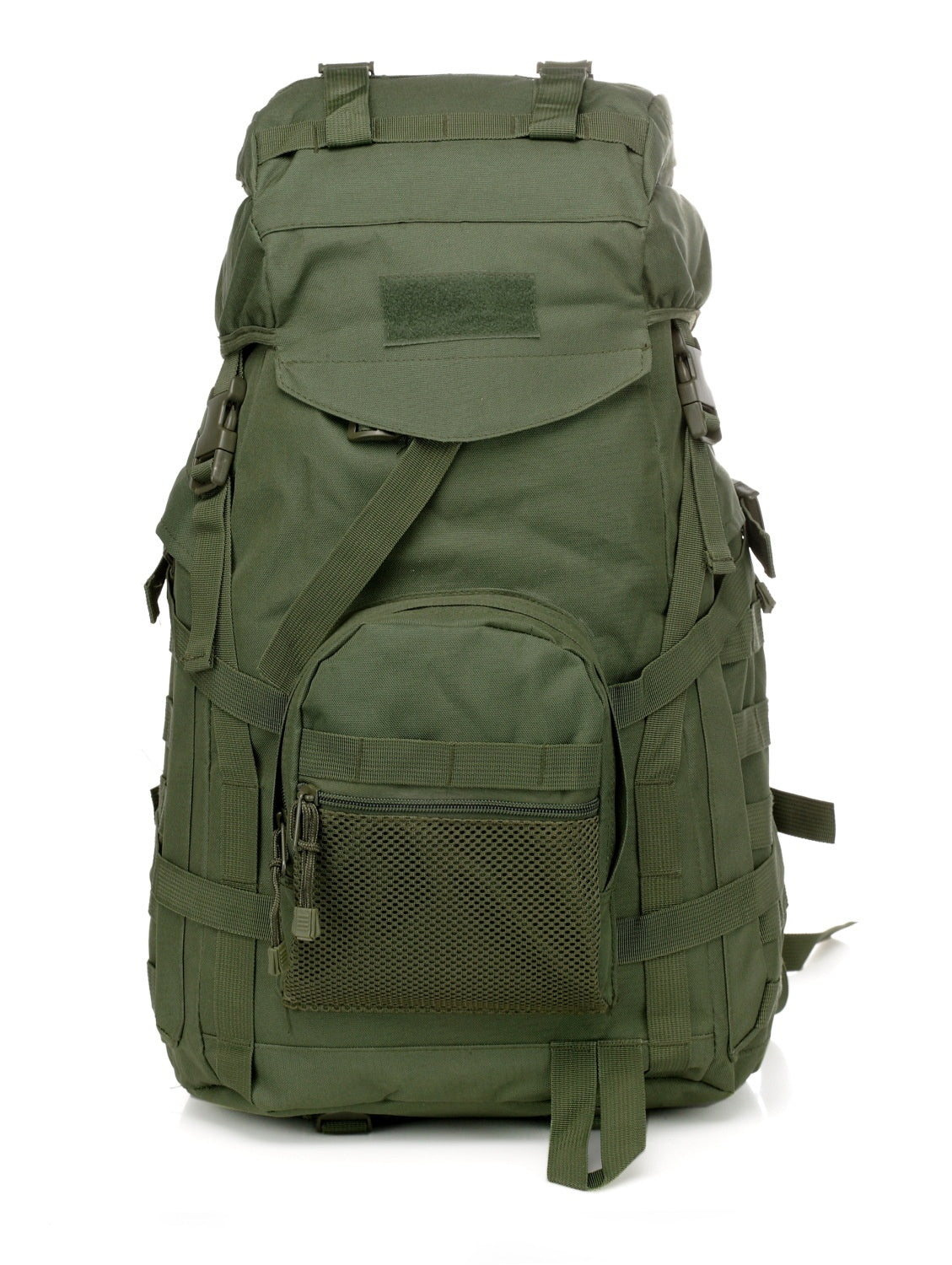 Sarah Express 60L Tactical Camouflage Backpack – Waterproof Hiking & Camping Travel Bag Green