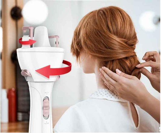 Sarah Express Automatic Hair Braider Tool - 360° Rotating Electric Hair Styling Device