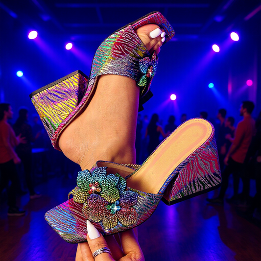 Sarah Express Womens High-heeled Sandals To Pair With Dresses For Parties